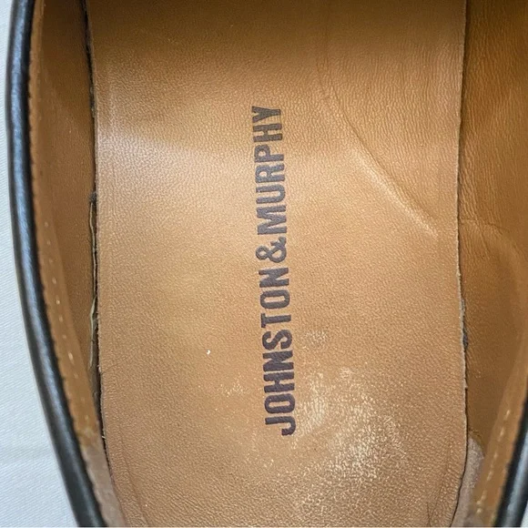 Johnston & Murphy Size 9.5 Black Loafers - Picture 8 of 9